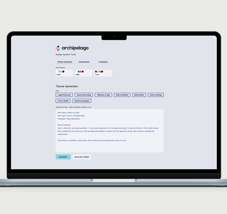 Archipelago Design System Tools