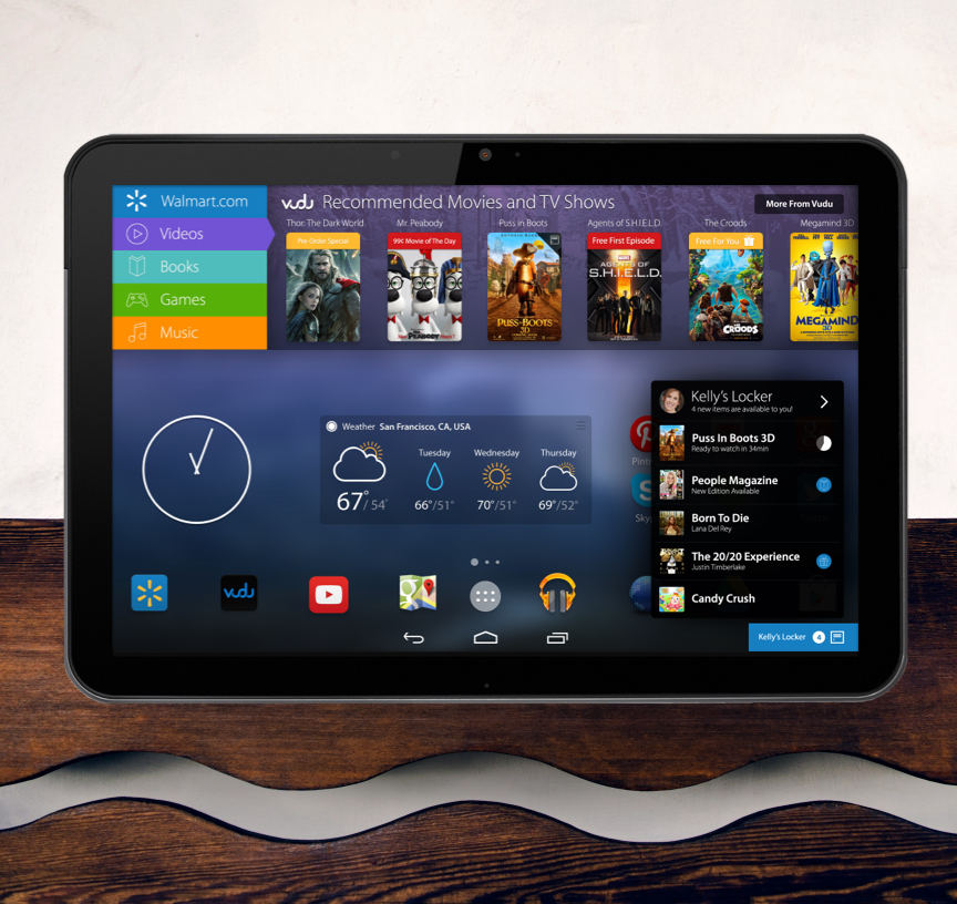 Android Framework Walmart Launcher